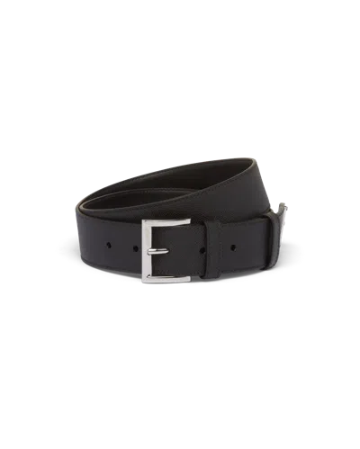 PRADA SAFFIANO LEATHER BELT