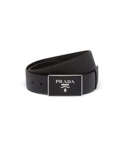 PRADA SAFFIANO LEATHER BELT