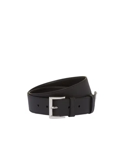 PRADA PRADA SAFFIANO BUCKLE FASTENED BELT
