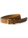 Prada Caramel Leather Belt In Brown