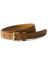 Prada Saffiano Leather Belt With Enameled Triangle Logo Accessories In Burgundy