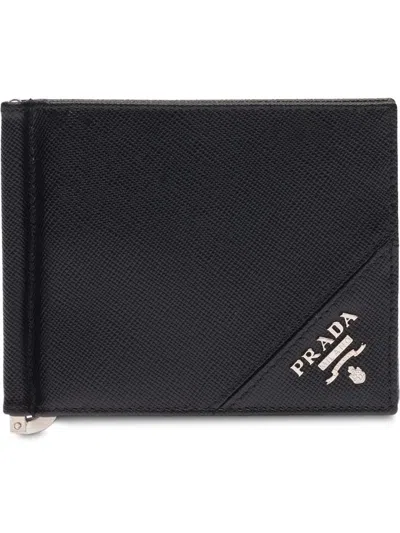 PRADA PRADA SAFFIANO LEATHER BI-FOLD WALLET