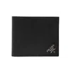 Prada Saffiano Leather Billfold Wallet In Black