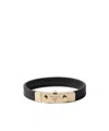 Prada Saffiano Leather Bracelet In Multi