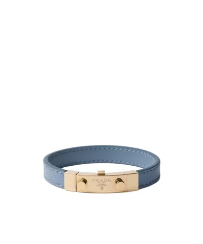 PRADA SAFFIANO LEATHER BRACELET