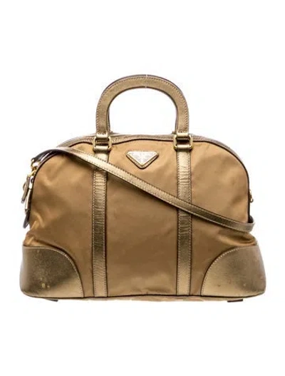 Pre-owned Prada Saffiano Leather Brevett