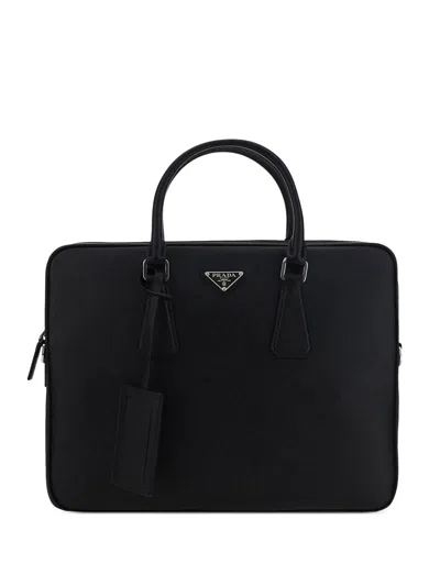 Prada Mini Crossbody Bag For Men In Black