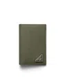 Prada Saffiano Leather Bifold Wallet In Green