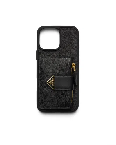 Prada Saffiano Leather Case For Iphone 16 Pro Max