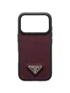 Prada Saffiano Leather Case For Iphone 17 Pro Max In Red