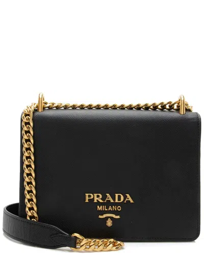 Prada Saffiano Leather Chain Mini Shoulder Bag (authentic Pre-loved)