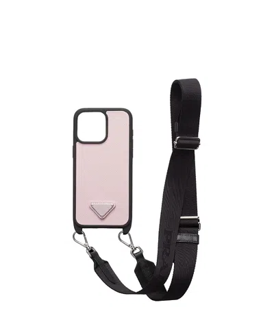 Prada Saffiano Leather Cover For Iphone 15 Pro Max