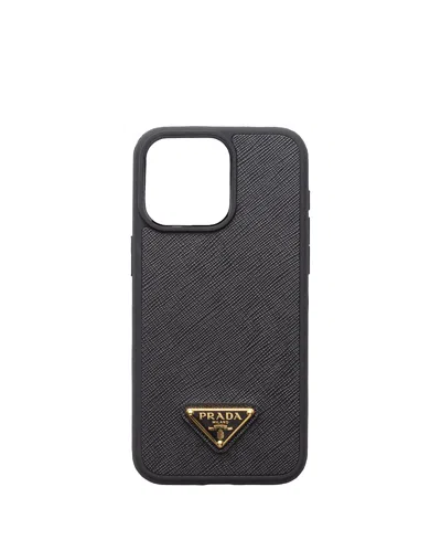 Prada Saffiano Leather Cover For Iphone 15 Pro Max