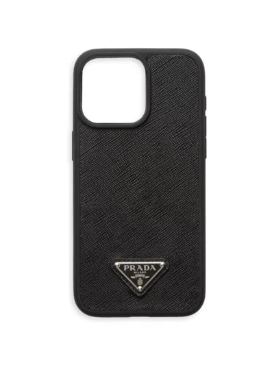 PRADA SAFFIANO LEATHER COVER FOR IPHONE 15 PRO MAX