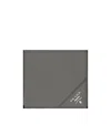 Prada Enamel-logo Saffiano Leather Cardholder In Gray