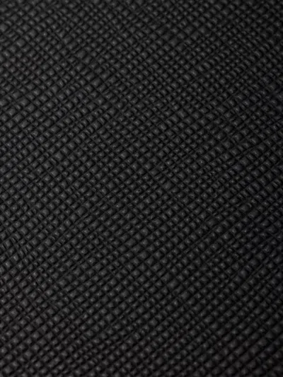 Prada Saffiano-leather Iphone 17 Case In Black