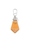 Prada Saffiano Leather Keychain In Pink