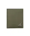 Prada Saffiano Leather Bifold Wallet In Green