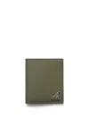 Prada Saffiano Leather Wallet In Green