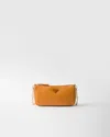 Prada Saffiano Leather Mini-bag In Amber