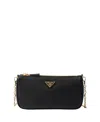 Prada Re-edition 2000 Chain Shoulder Bag In Black