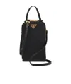 Prada Saffiano Leather Mini Bag In Black