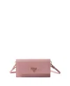 Prada Saffiano Leather Mini-bag In Orange