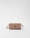 Prada Saffiano Leather Mini-bag In Powder Pink