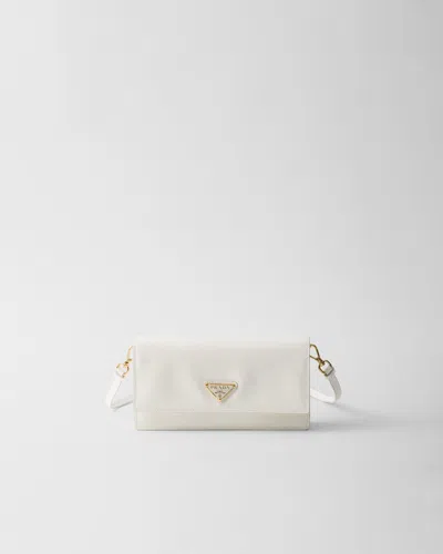 Prada Saffiano Leather Mini-bag In White
