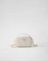 Prada Saffiano Leather Mini-pouch In White