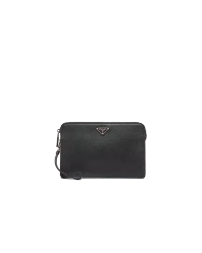 PRADA SAFFIANO LEATHER POUCH