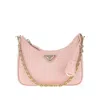 Prada Saffiano Leather ' Re-edition' Mini Bag In Pink