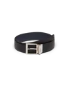 Prada Reversible Belt In Black/baltic Blue
