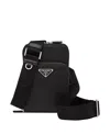 Prada Saffiano Leather Smartphone Case In Black