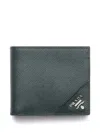 Prada Saffiano Leather Wallet In Green