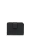 Prada Saffiano Leather Wallet In Black