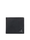 Prada Saffiano Leather Wallet In Black