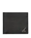 Prada Saffiano Leather Wallet In Black