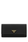 Prada Saffiano Leather Wallet In Black
