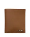 Prada Saffiano Leather Wallet In Brown