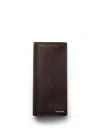 Prada Saffiano Leather Wallet In Brown