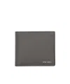 Prada Saffiano Leather Wallet In Dali Lime/caramel Color