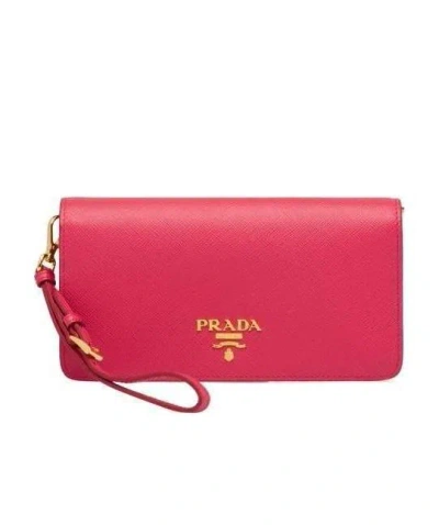Prada Saffiano Leather Mini-bag In Pink