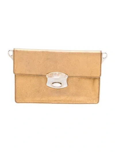 Pre-owned Prada Saffiano Lux Leather Catena Small Vintage