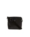 Prada Saffiano Messenger Bag In Black