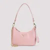 Prada Saffiano Re Edition Shoulder Bag In Pink