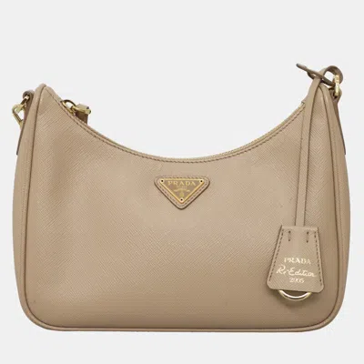Pre-owned Prada Saffiano Re-edittion 2005 Multi Pochette Bag