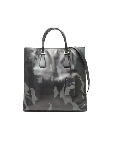 Prada Saffiano Tote Bag In Multi