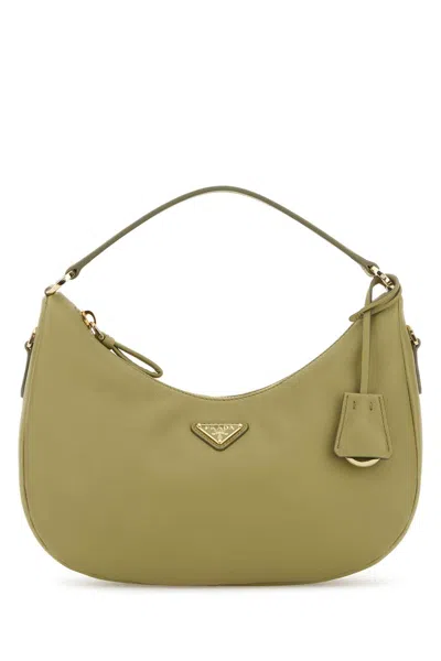 Prada Sage Green Leather Handbag