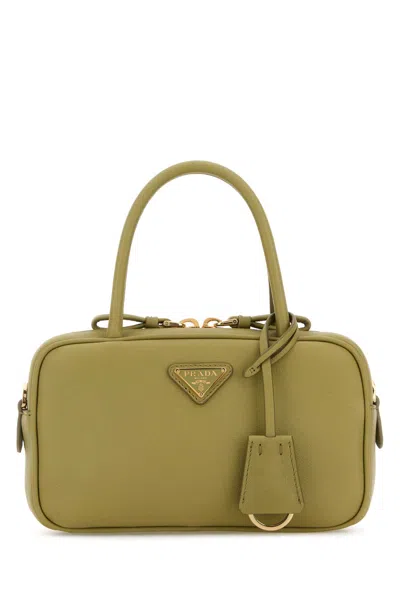 Prada Sage Green Leather Handbag
